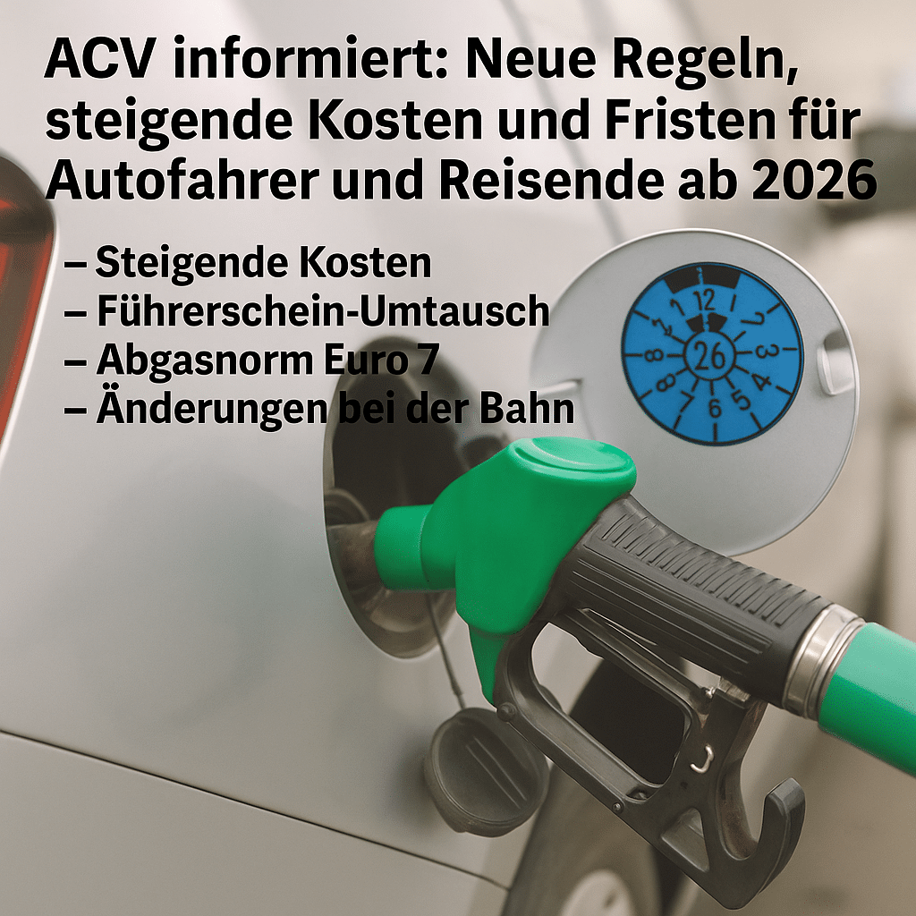 Mobilitätsänderungen 2026