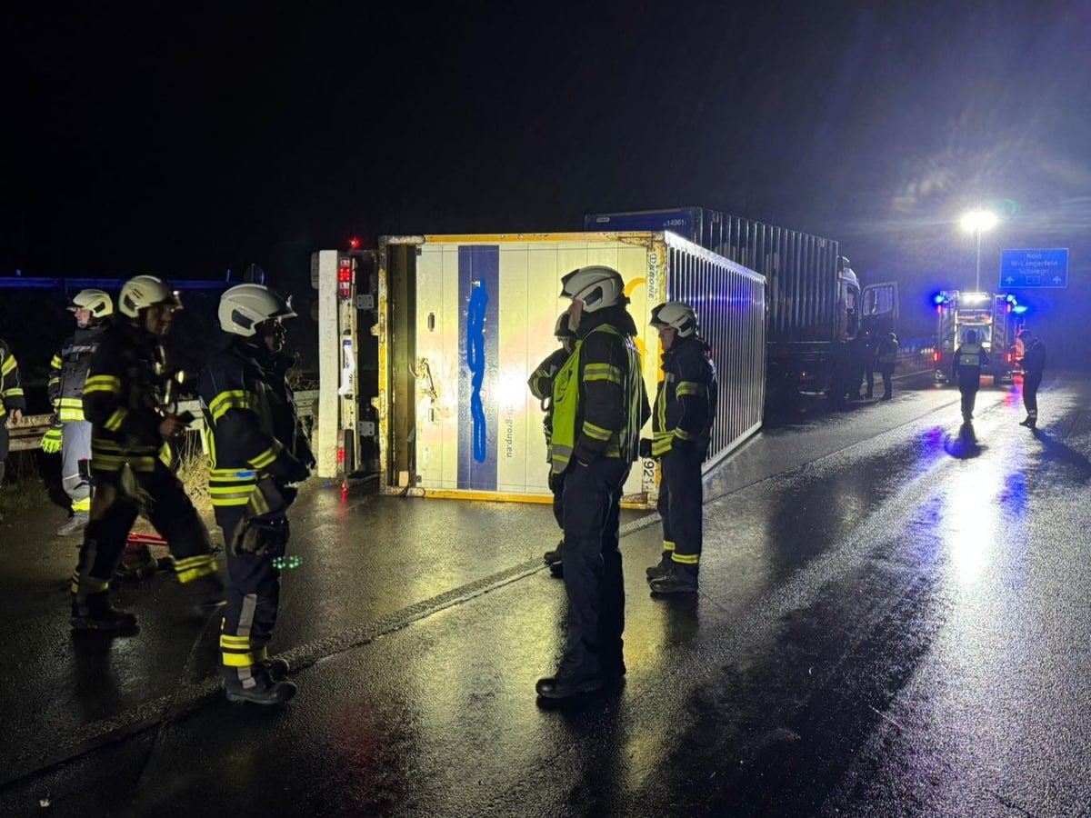 LKW-Unfall auf der A43