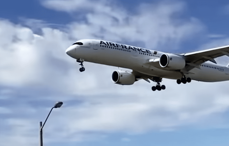 Air-France-A350 Notfall München