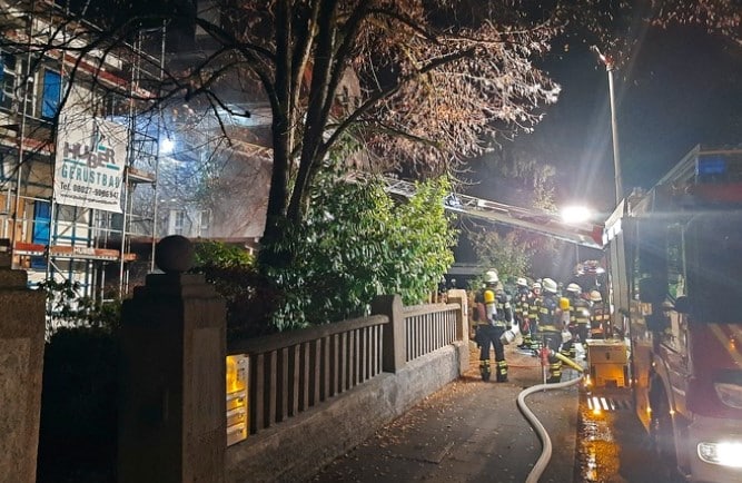 Brand in der Sollner Straße