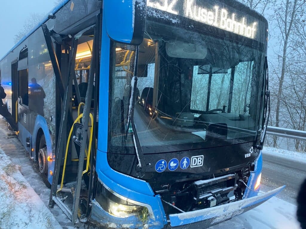 Schulbusunfall im Kreis Kusel