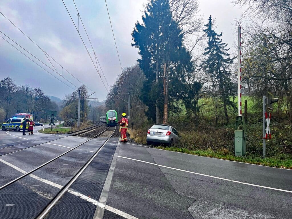Unfall Bahnübergang Velbert