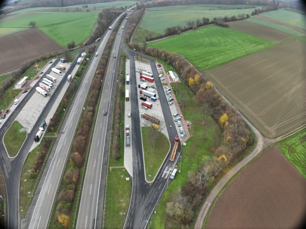 Großkontrolle auf der A45