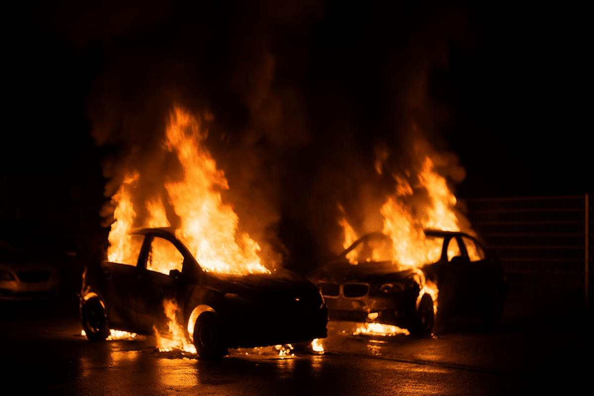 brennende Autos Osterholz