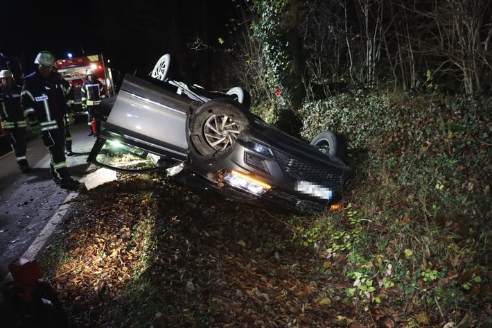 Unfall auf der L755 bei Langeland