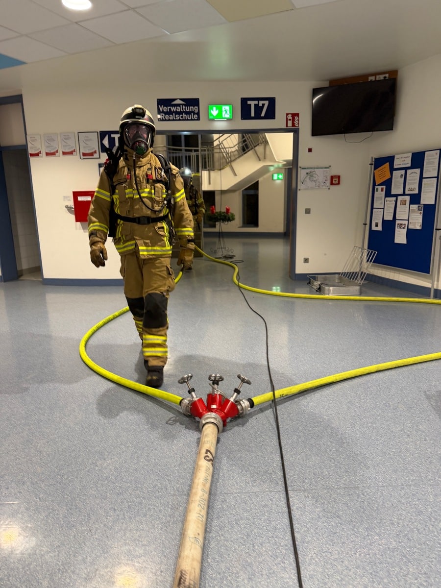Brand in Attendorn Schule