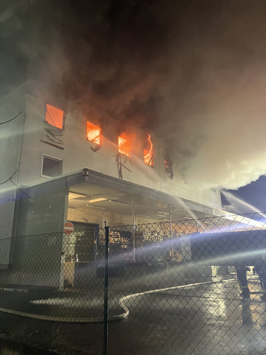 Brand in Hattersheim am Main