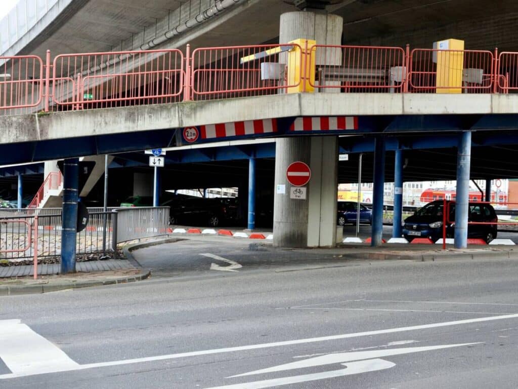 Rückbau der Kfz-Ausfahrt am Parkhaus Obere Löhr