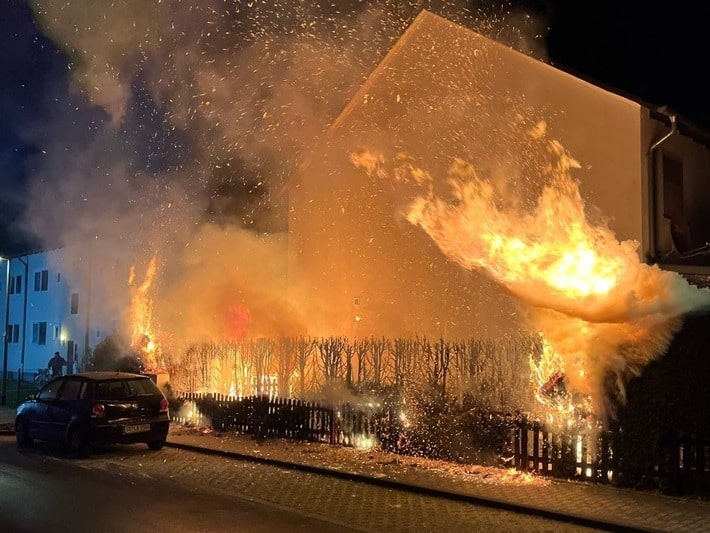 Heckenbrand in Soest