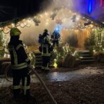 Bühnenbrand auf dem Pfefferkuchen-Weihnachtsmarkt