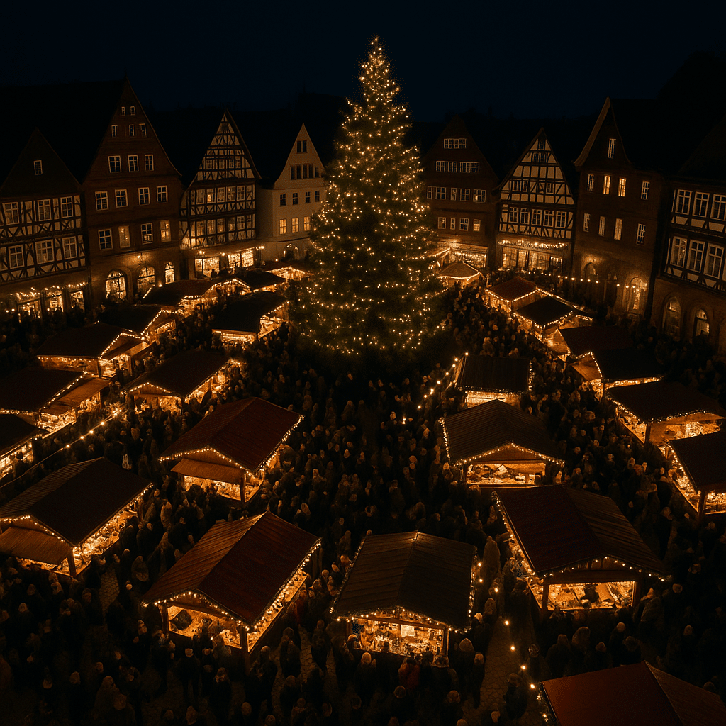 Marrokaner zieht Messer auf Weihnachtsmarkt in Weimar