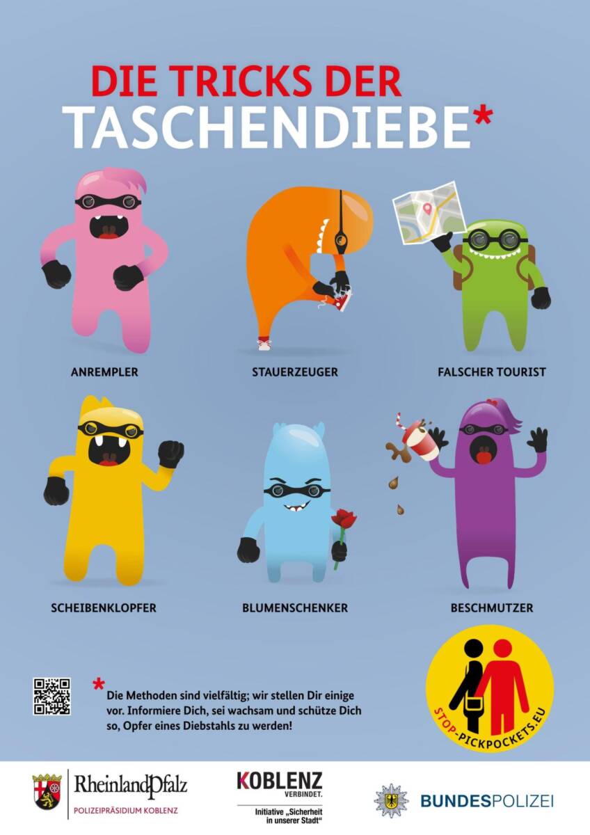 Taschendiebstahl Prävention Koblenz