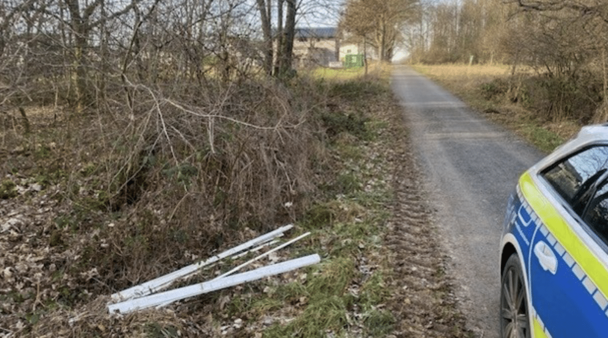Unerlaubte Müllablagerung in Hachenburg