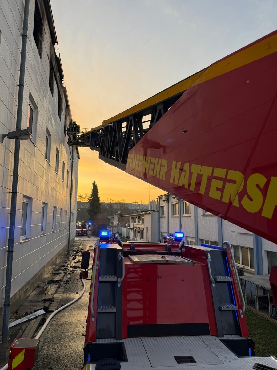 Großbrand in Hattersheim