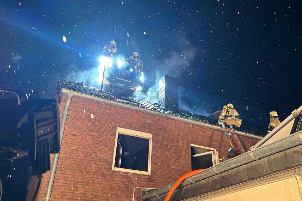 Wohnhausbrand in Goch