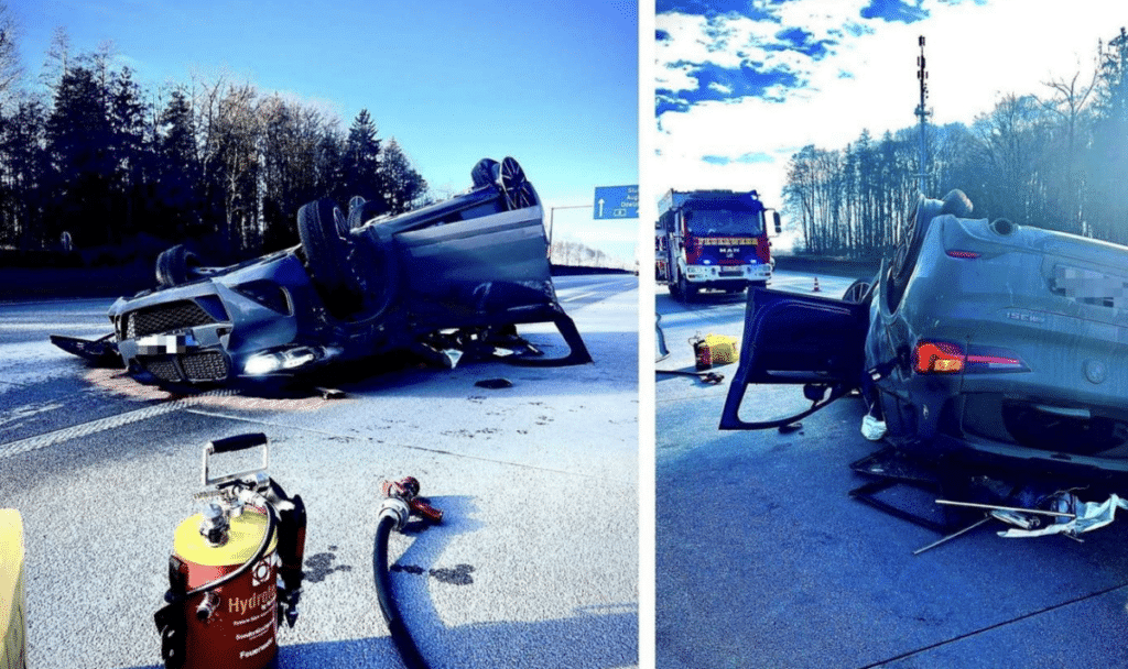 Epileptischer Anfall auf der A8