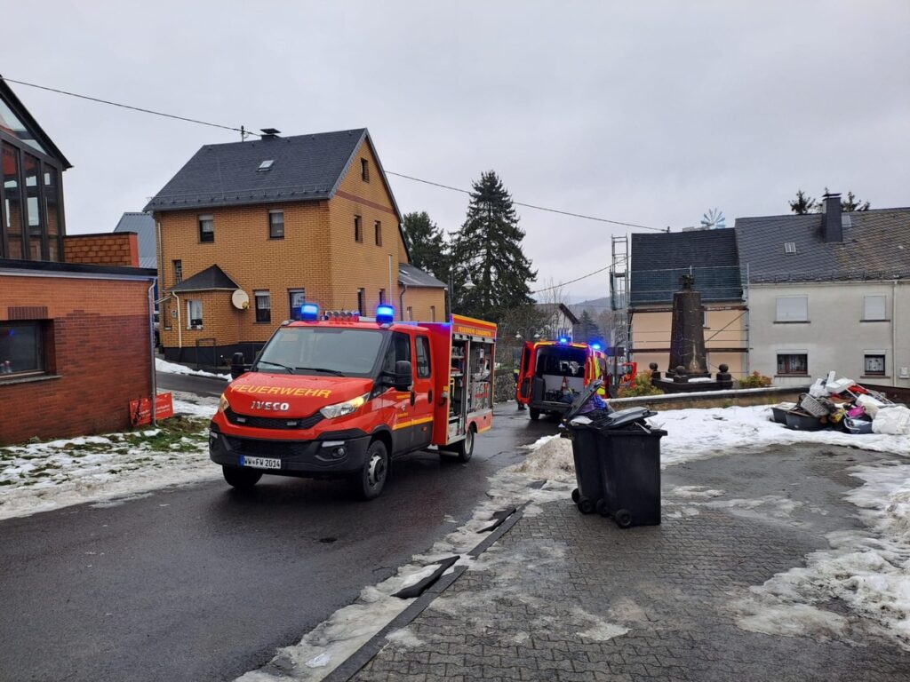 Zimmerbrand in Weltersburg