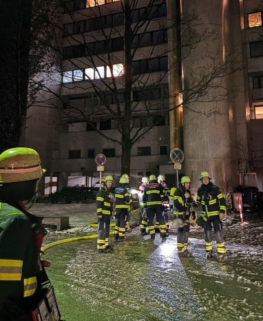 Wohnungsbrand im Münchner Norden