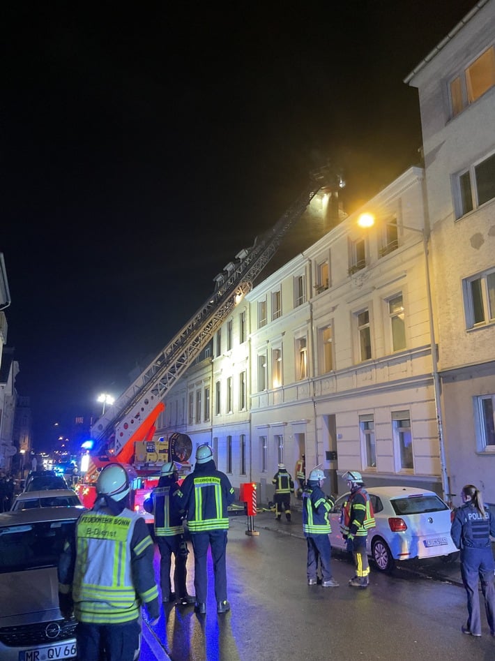 Kaminbrand in Bonn-Nordstadt