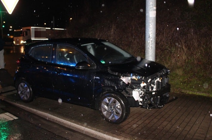 Verkehrsunfall in Wehringhausen
