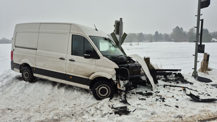 Bahnübergang AKN Unfall