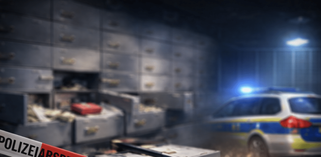 Schließfächer in Bank aufgebrochen