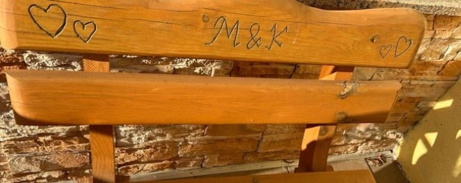 Holzbank gestohlen Rapperath