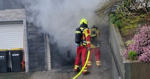 PKW-Brand Heiligenhaus