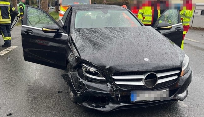 Unfall auf der Pappelstraße