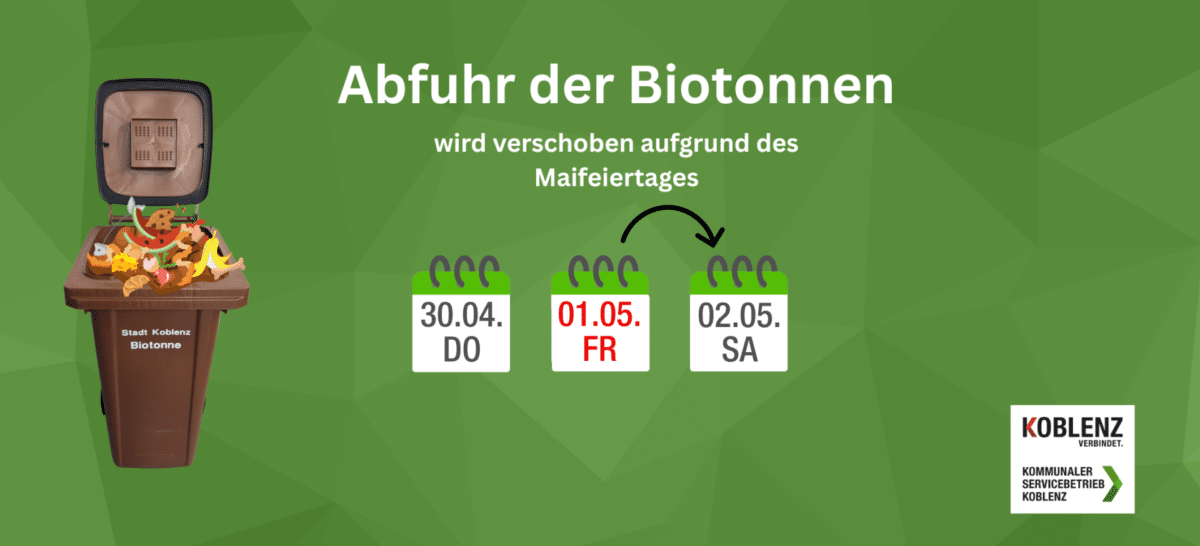 Biotonnen Leerung Koblenz