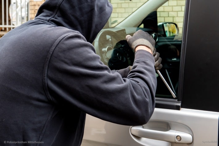Diebstahl aus Autos in Gießen