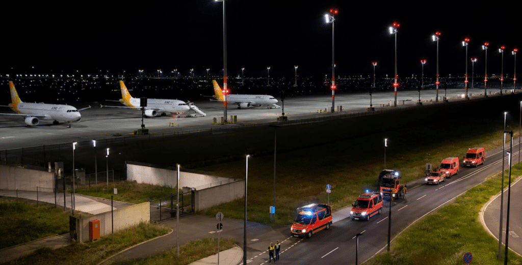 Bombendrohung am BER