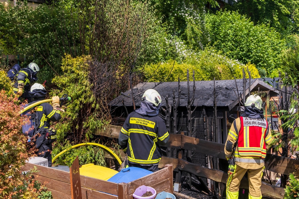 Heckenbrand in Iserlohn