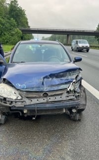 Unfall auf der A2 bei Rheda-Wiedenbrück