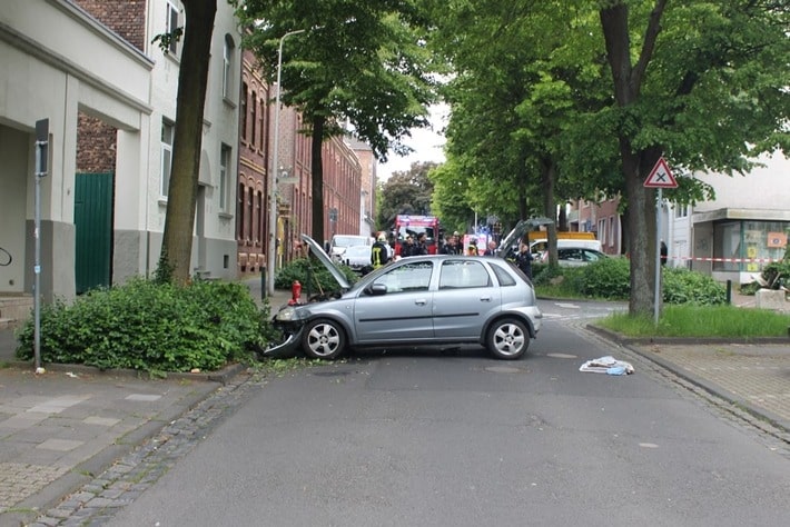 Alleinunfall in Düren