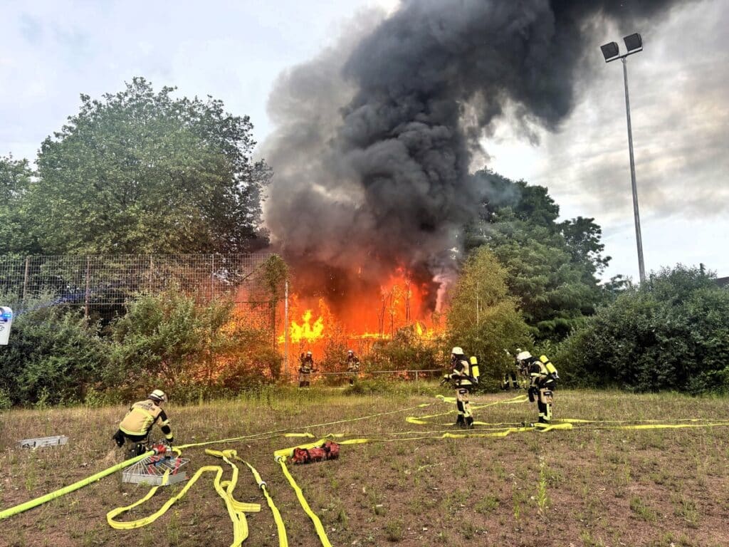 Brand Vereinsheim Essen-Altendorf