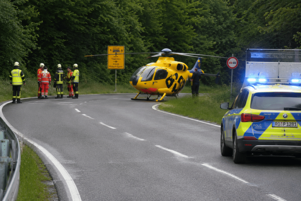 Motorradunfall bei Gmund