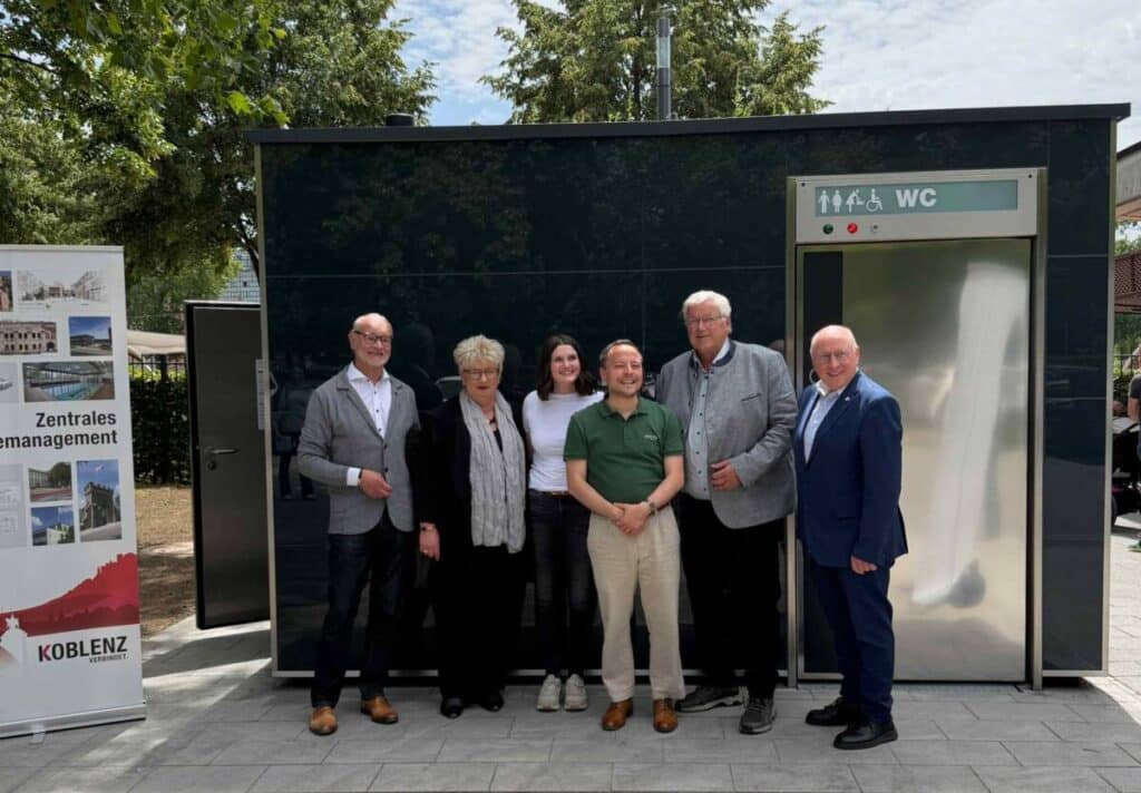 Neue WC-Anlage am Schloss Koblenz