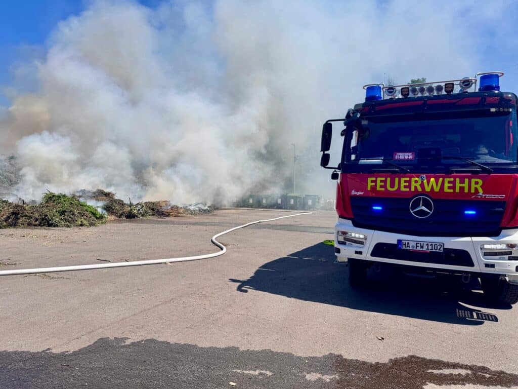Brand Kompostierungsanlage Hagen