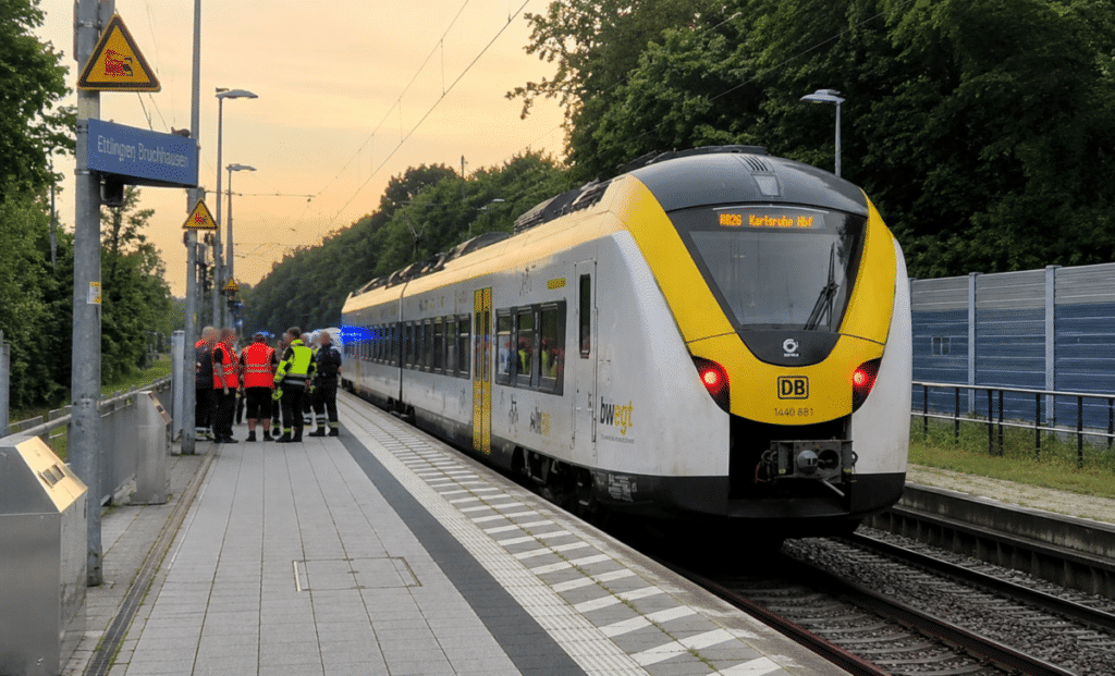 DB-Mitarbeiter stürzt aus fahrendem Zug – Lebensgefahr