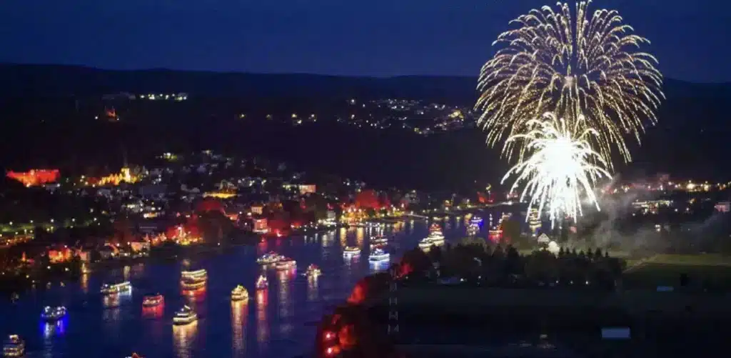 Schiffskonvoi Rhein in Flammen abgesagt