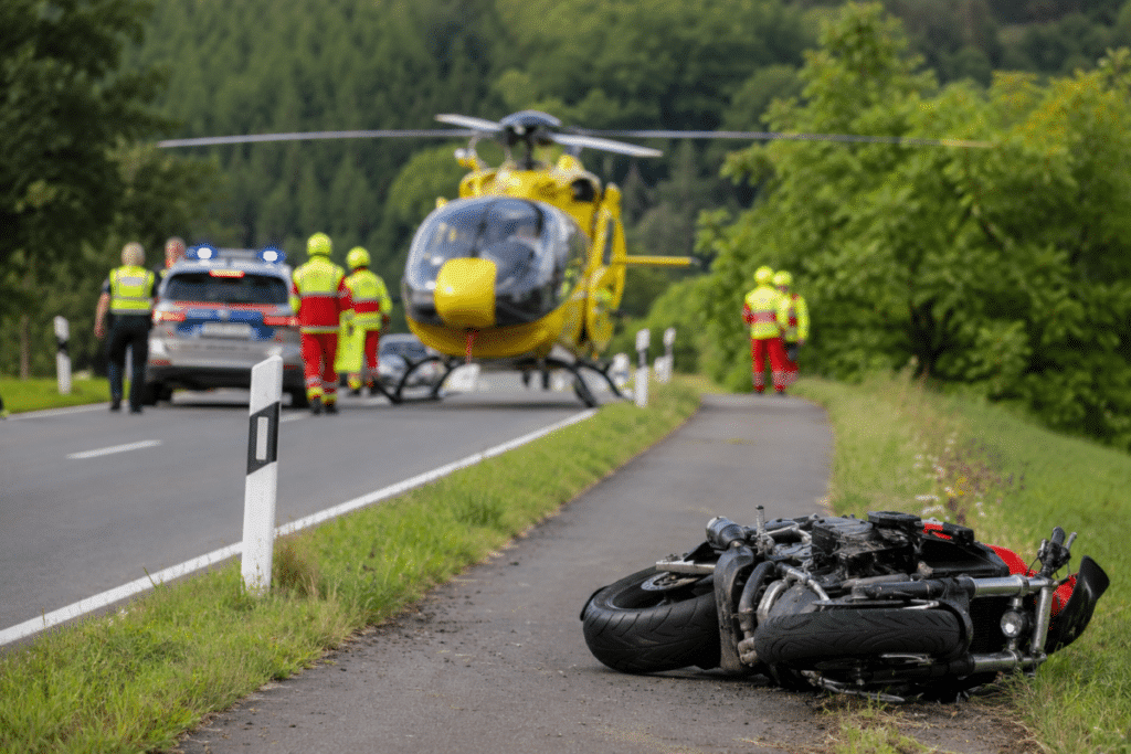 UNfall Adac Motorrad