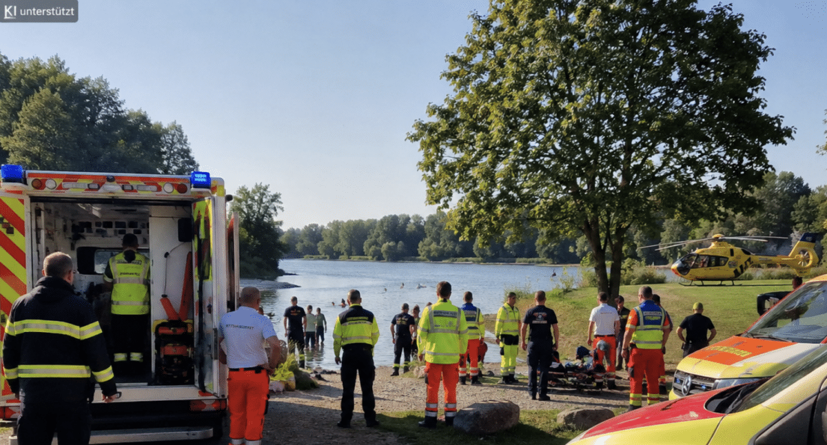 Badeunfall am Heimstettener See