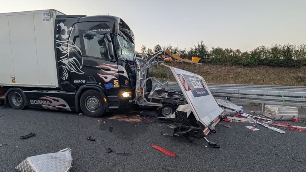 Lkw-Unfall auf der A30