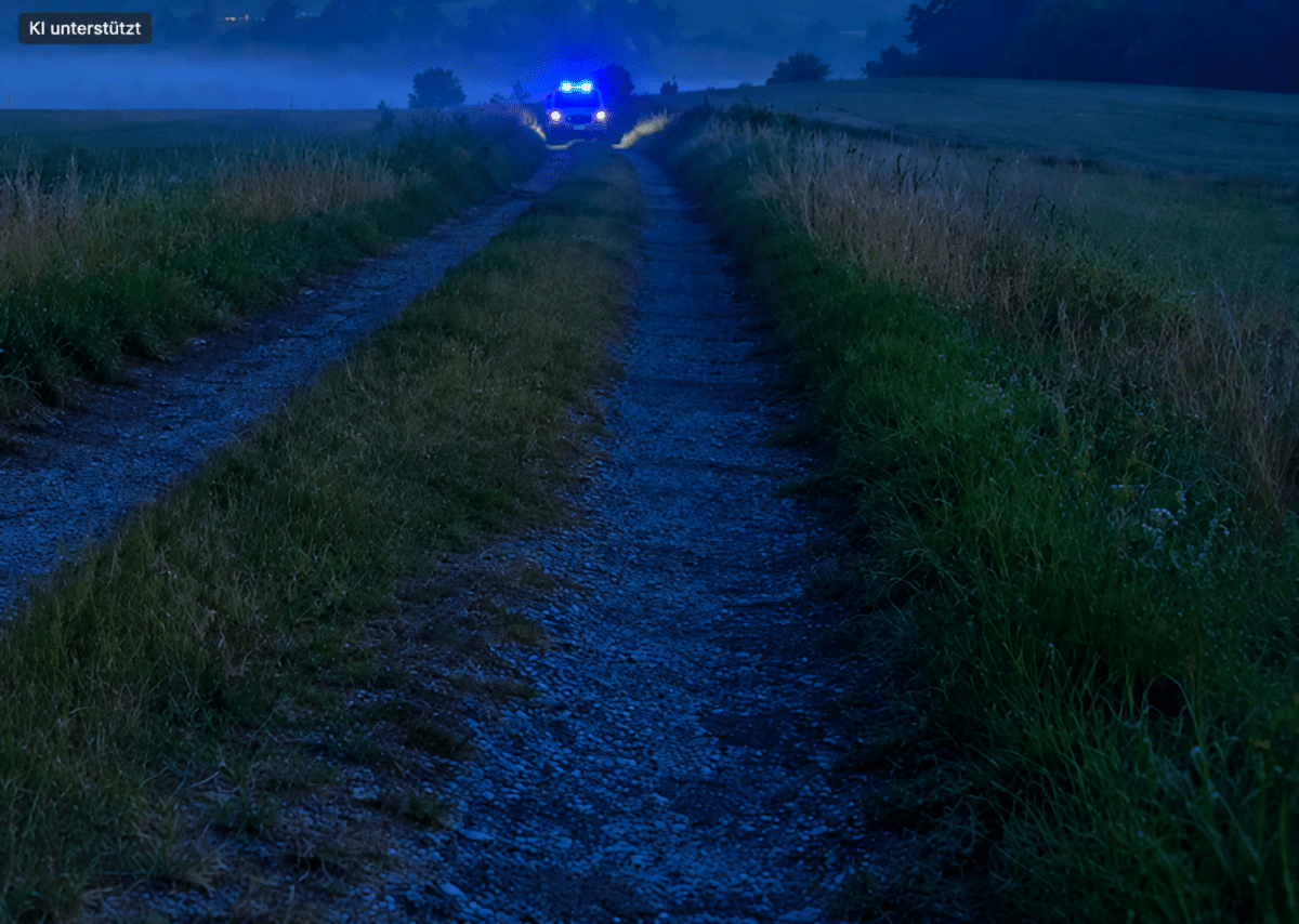 Mann auf Feld bei Katzenelnbogen