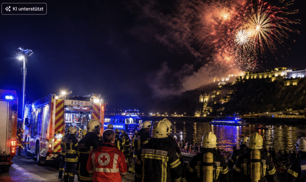 Rhein in Flammen
