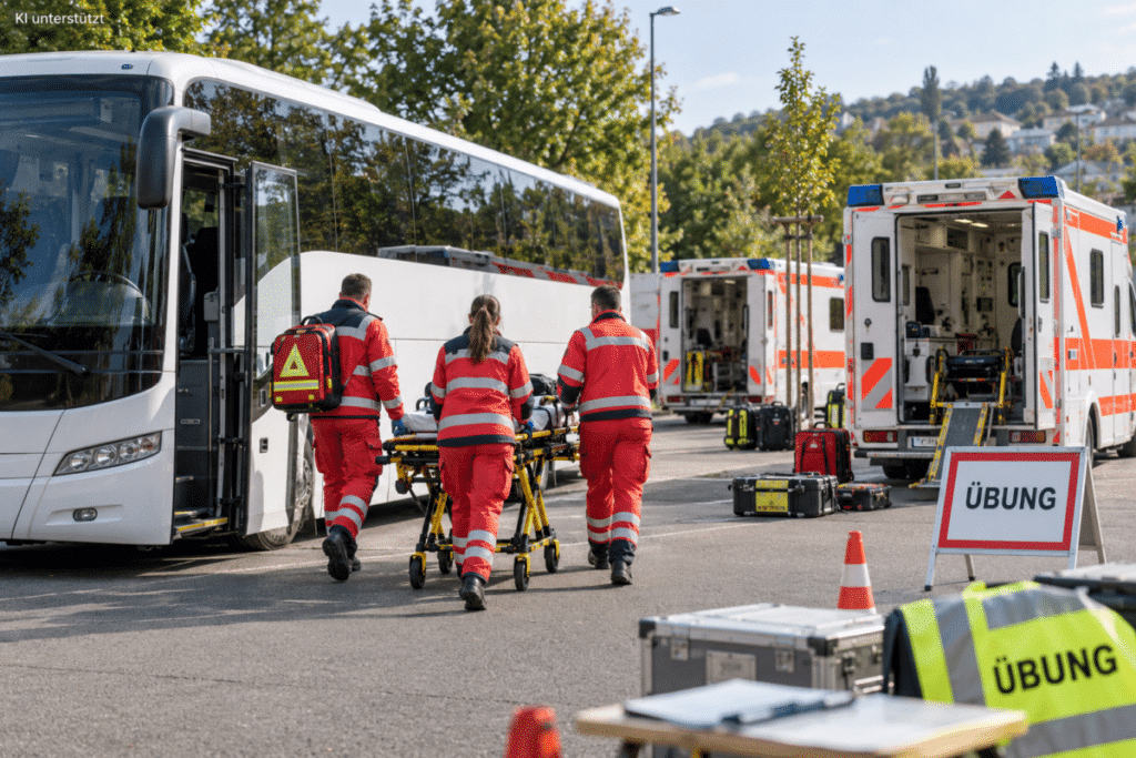 Übung in Koblenz