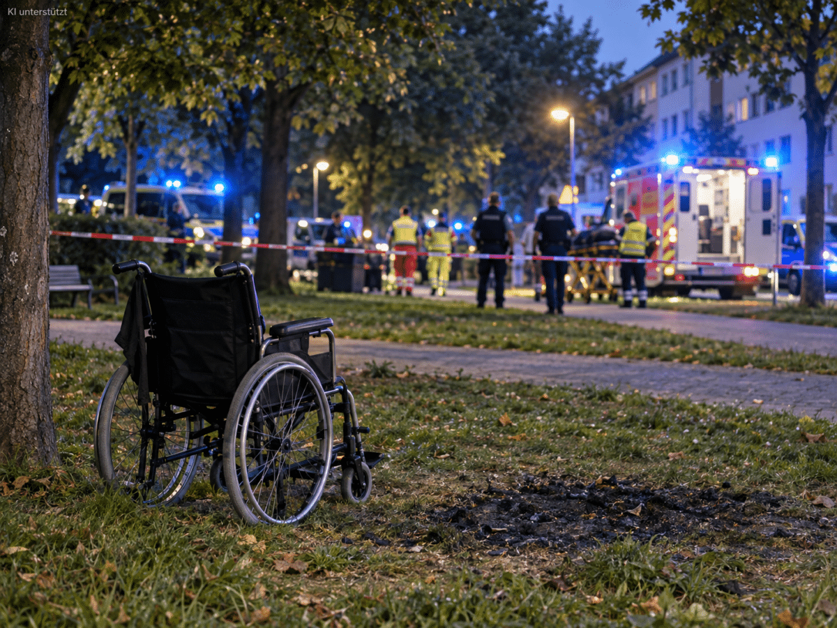 Rollstuhlfahrer angezündet – Spezialeinheit nimmt 18-Jährige fest