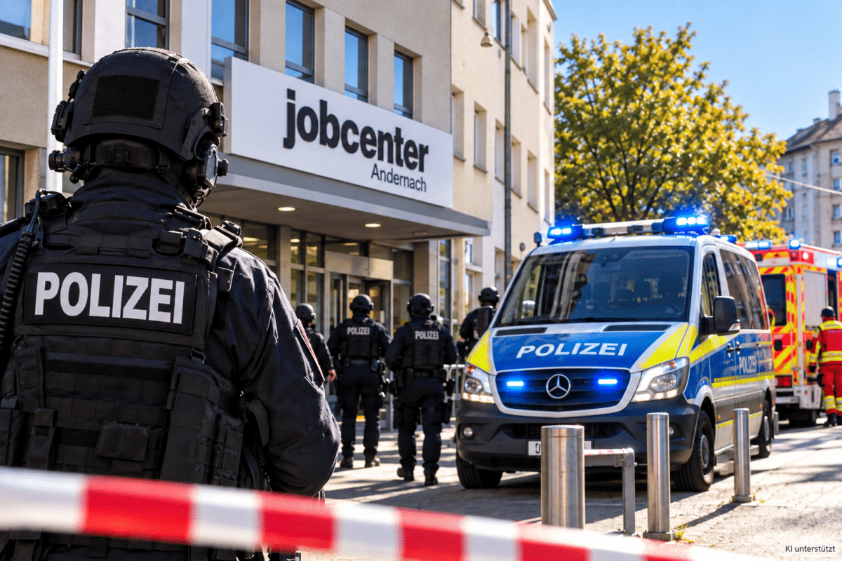 Polizei-Großübung Andernach