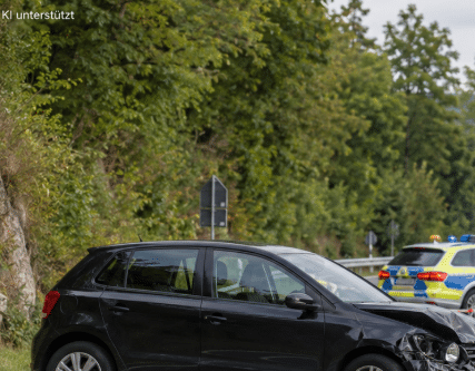 Fast drei Promille: Fahrer flüchtet nach Unfall auf der L322